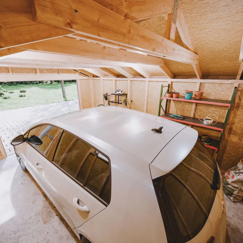 Garage qualité premium 21 m²- l378xl648 cm - jaune