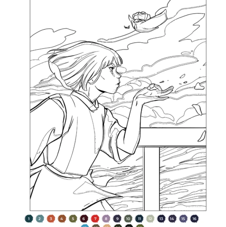 Ghibli coloriages par numéro
