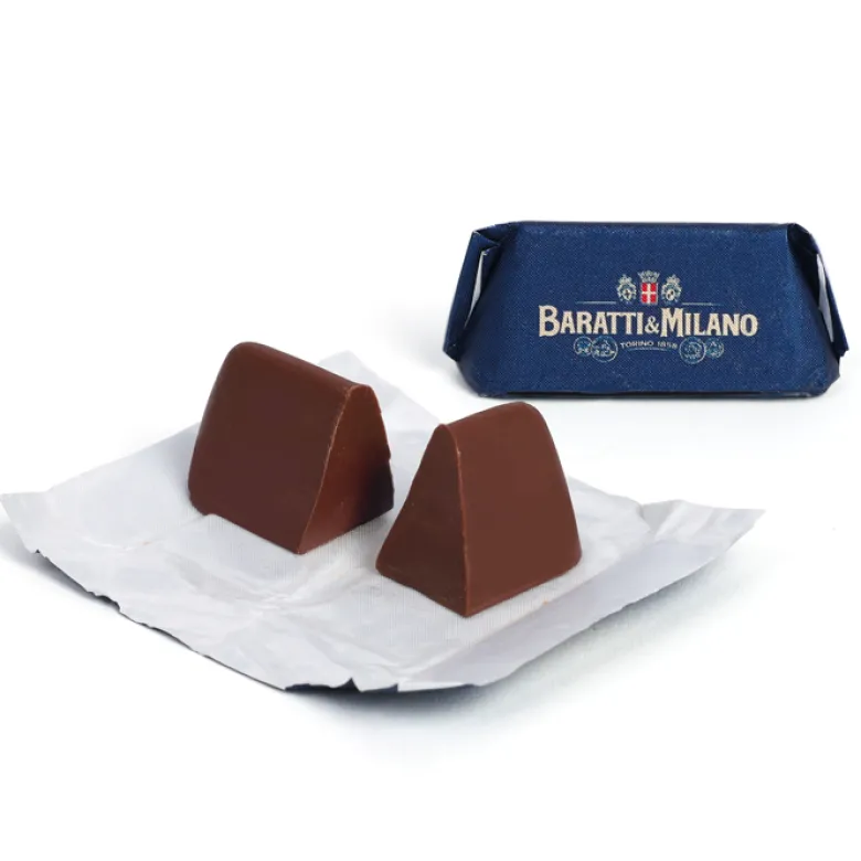 Gianduiotto chocolat noir avec noisettes du Piémont 200g Baratti & Milano