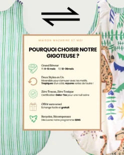 Gigoteuse tropical et réversible