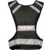 Gilet fluo-réfléchissant led - m - noir