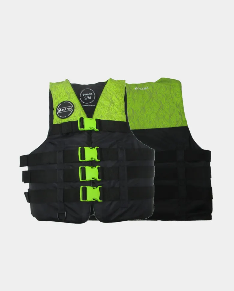 Gilet hana nylon sport 50n vert s m