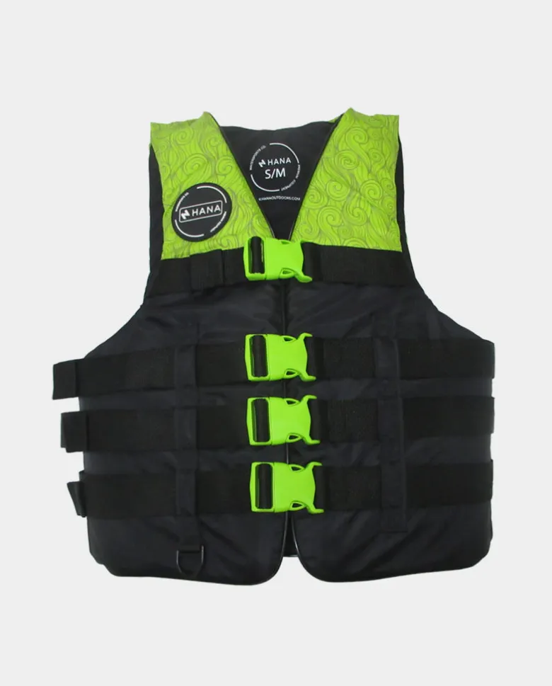 Gilet hana nylon sport 50n vert xs