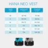 Gilet néoprène hana 50 n - bleu - l