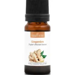 Gingembre (zingiber officinale) - huile essentielle bio - 10ml garantie chromace