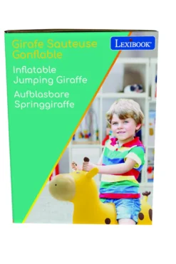 Girafe sauteuse gonflable