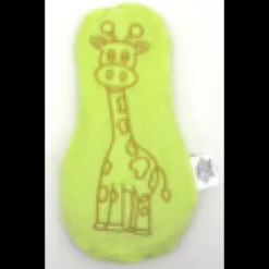 Girafe tissu vert pomme