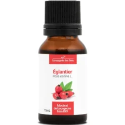 Églantier bio - 15ml (rosa canina) – macérat concentré de bourgeons frais 15