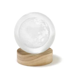 Globe cristal lumineux plein lune