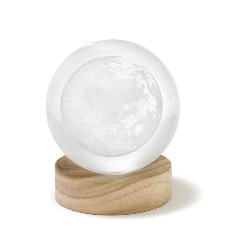 Globe cristal lumineux plein lune