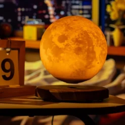 Globe lune 3d en auto-lévitation moonfli