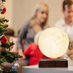 Globe lune 3d en lévitation moonflight b