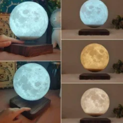 Globe lune 3d en lévitation moonflight b