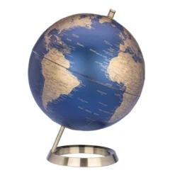 Globe terrestre design en anglais 25 cm