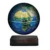 Globe terrestre lumineux en lévitation