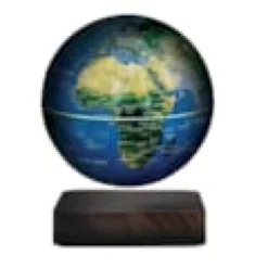 Globe terrestre lumineux en lévitation