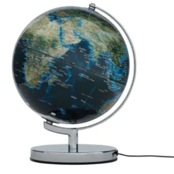 Globe terrestre lumineux Terra City en anglais