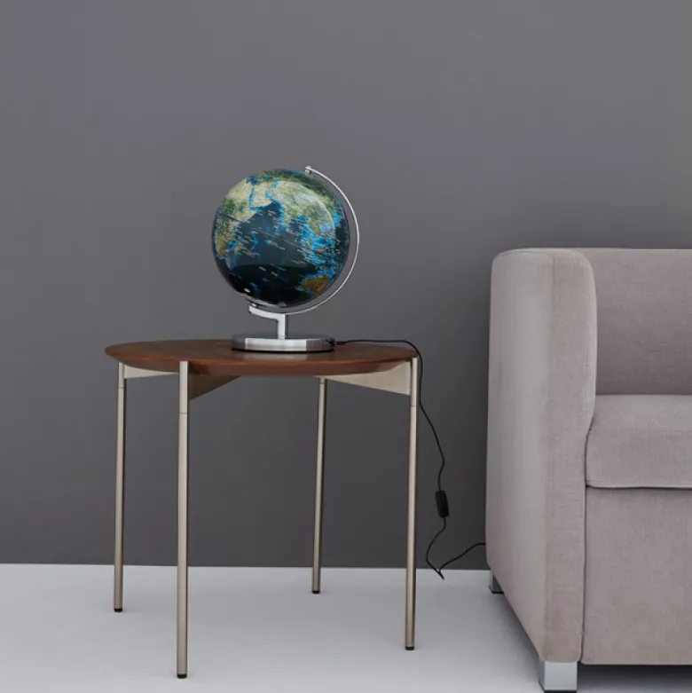 Globe terrestre lumineux Terra City en anglais