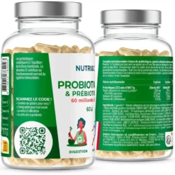 Gélules de probiotiques