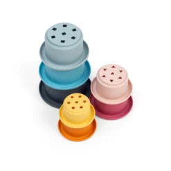 Gobelets empilables en silicone