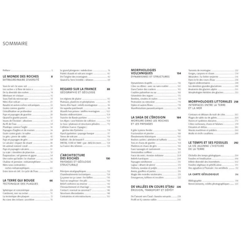 Géologie et paysages