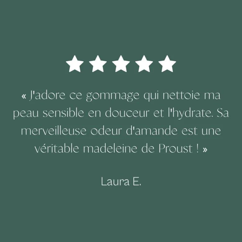 Gommage hydratant visage - minimaliste