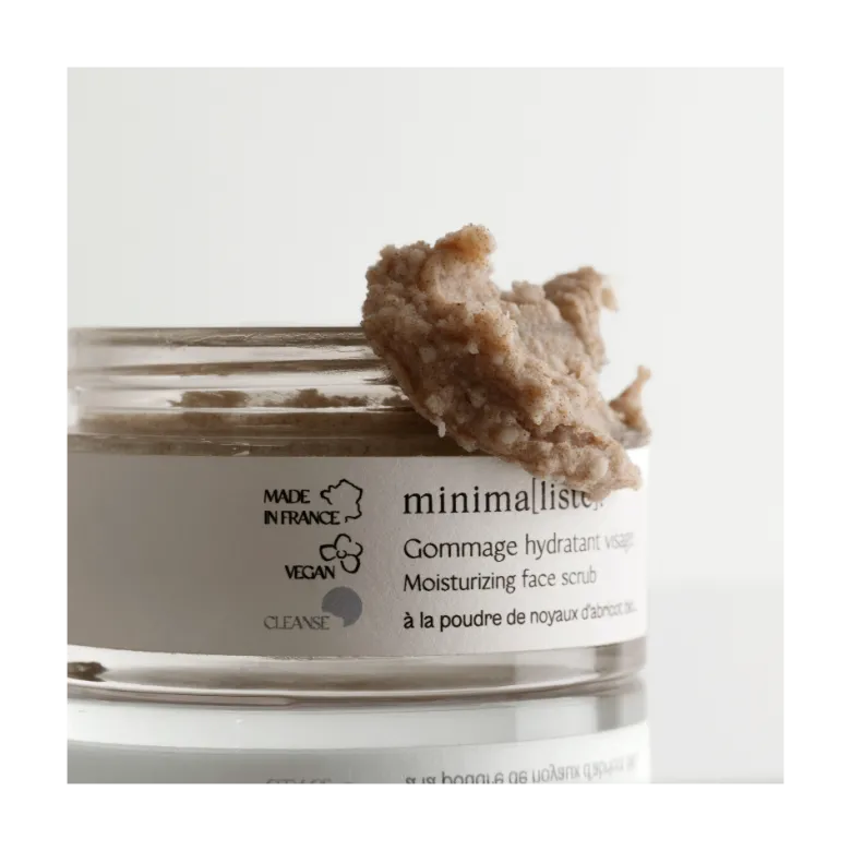 Gommage hydratant visage - minimaliste