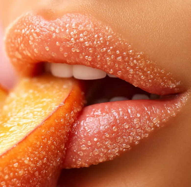 Gommage lèvres pêche - kiss my peach