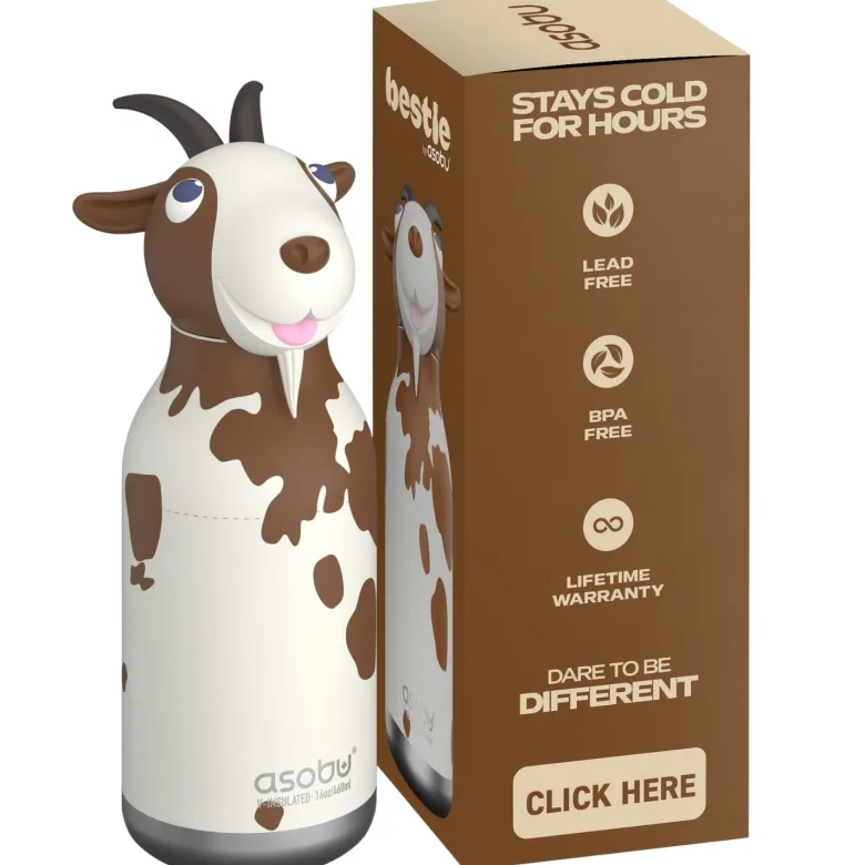 Gourde isotherme bestie chèvre (460 ml)