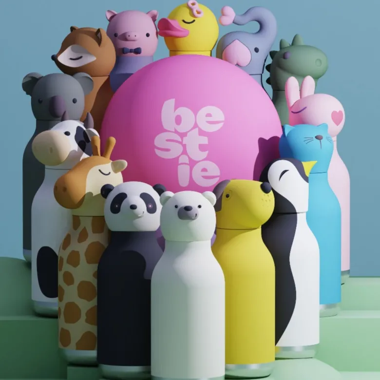 Gourde isotherme bestie chèvre (460 ml)