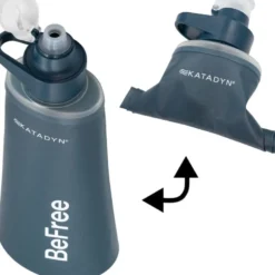 Gourde souple filtre à eau katadyn befree ac 1l bleue