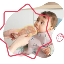 Gourdes réutilisables bébés enfants x15