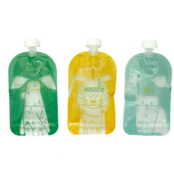 Gourdes réutilisables bébés enfants x15