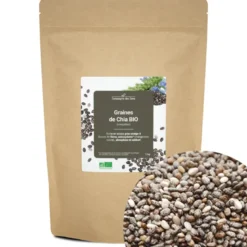 Graines de chia bio - 1kg - riche en oméga-3