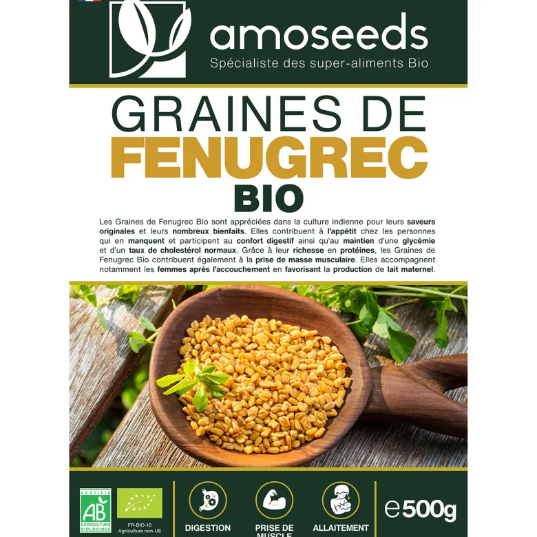 Graines de fenugrec bio 500g
