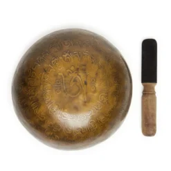 Grand bol chantant en cuivre