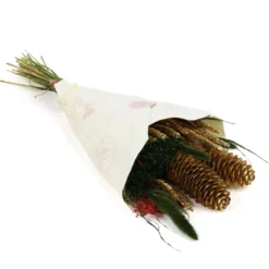 Grand bouquet de fleurs séchées esprit champêtre