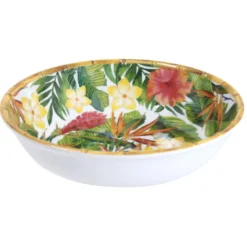 Grande assiette creuse fleurs 23 cm