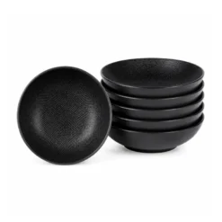 Grande assiette creuse vésuvio 25 cm Noir