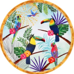 Grande assiette plate mélamine rio 28cm