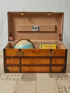 Grande malle en bois et métal n°241