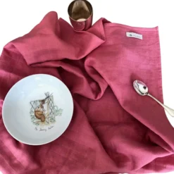 Grande serviette framboise