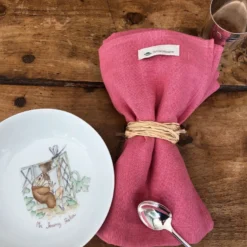 Grande serviette framboise