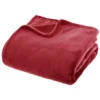 Grand plaid en flanelle uni - 230x180 -