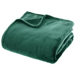 Grand plaid en flanelle uni - 230x180 -