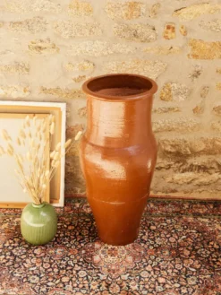 Grand pot en terre cuite années 70 n°976