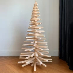 Grand sapin en bois recyclé Woody®