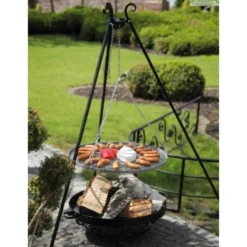 Grille inox 50 cm + brasero malta 60cm