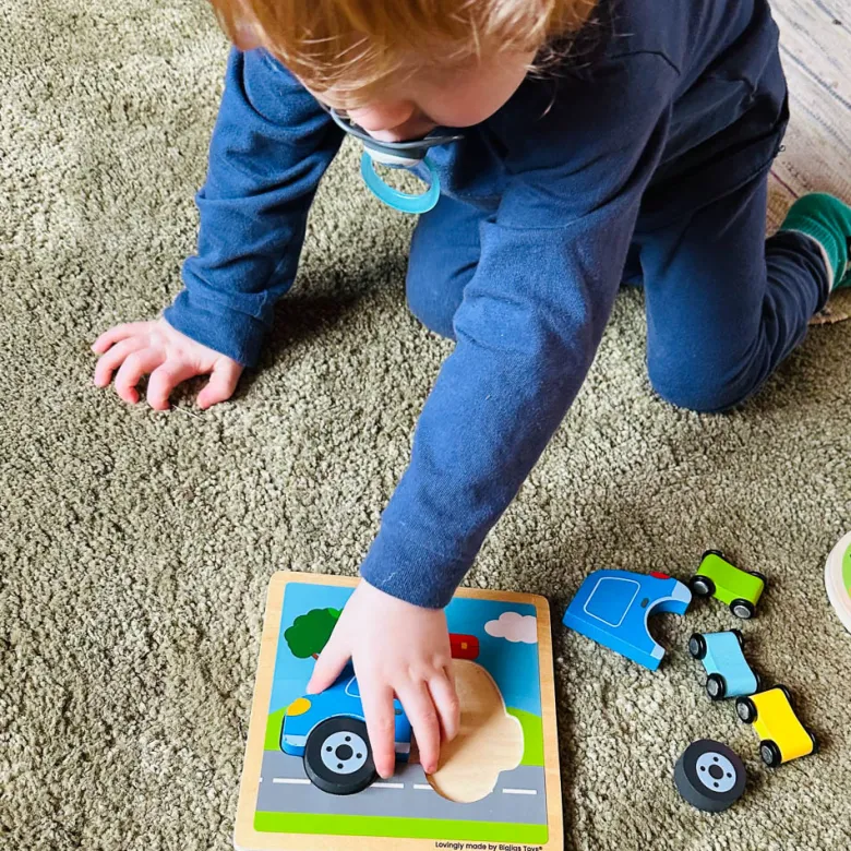 Gros puzzle à soulever - voiture