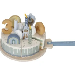 Gâteau d'anniversaire bleu